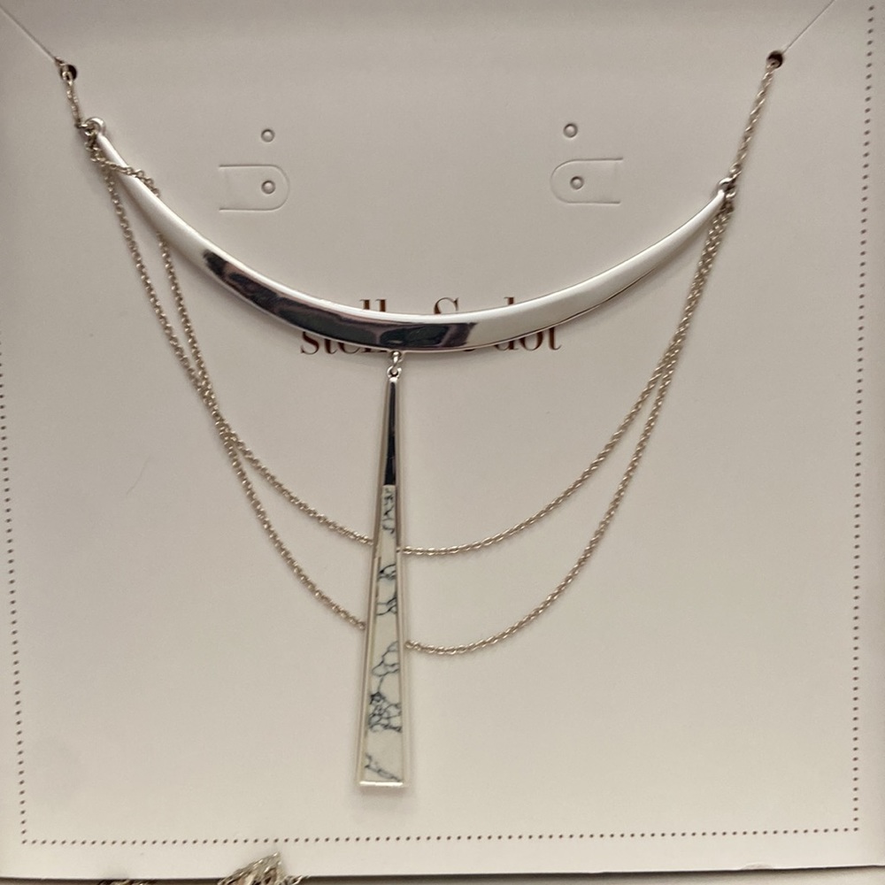 Stella & Dot silver swag necklace - Picture 4 of 5